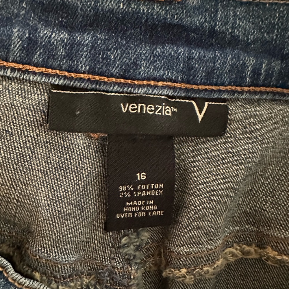 *Women’s Venezia Denim Mini Skirt Sz 16 - Picture 4 of 4
